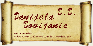 Danijela Dovijanić vizit kartica